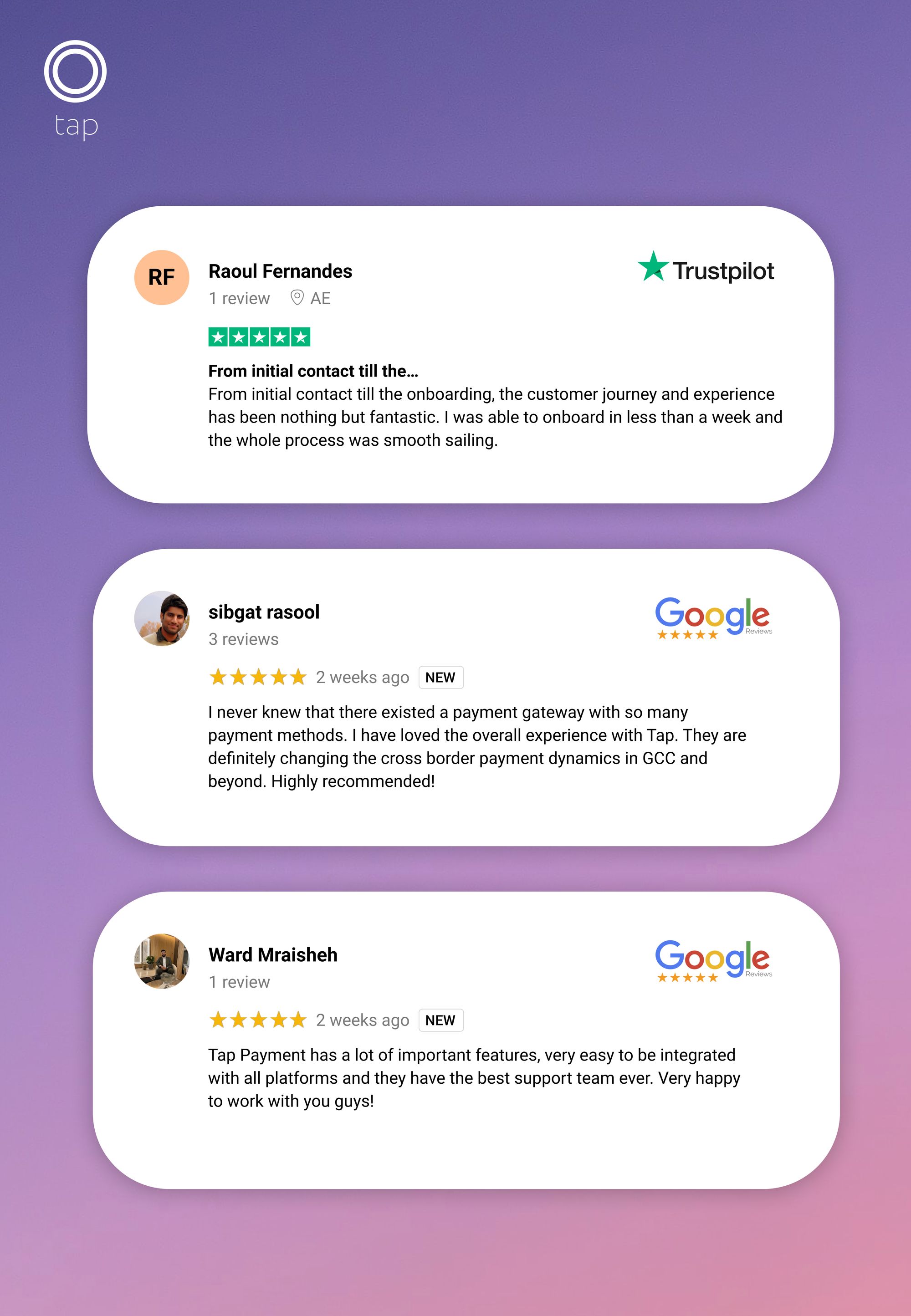 Tap Payments Reviews