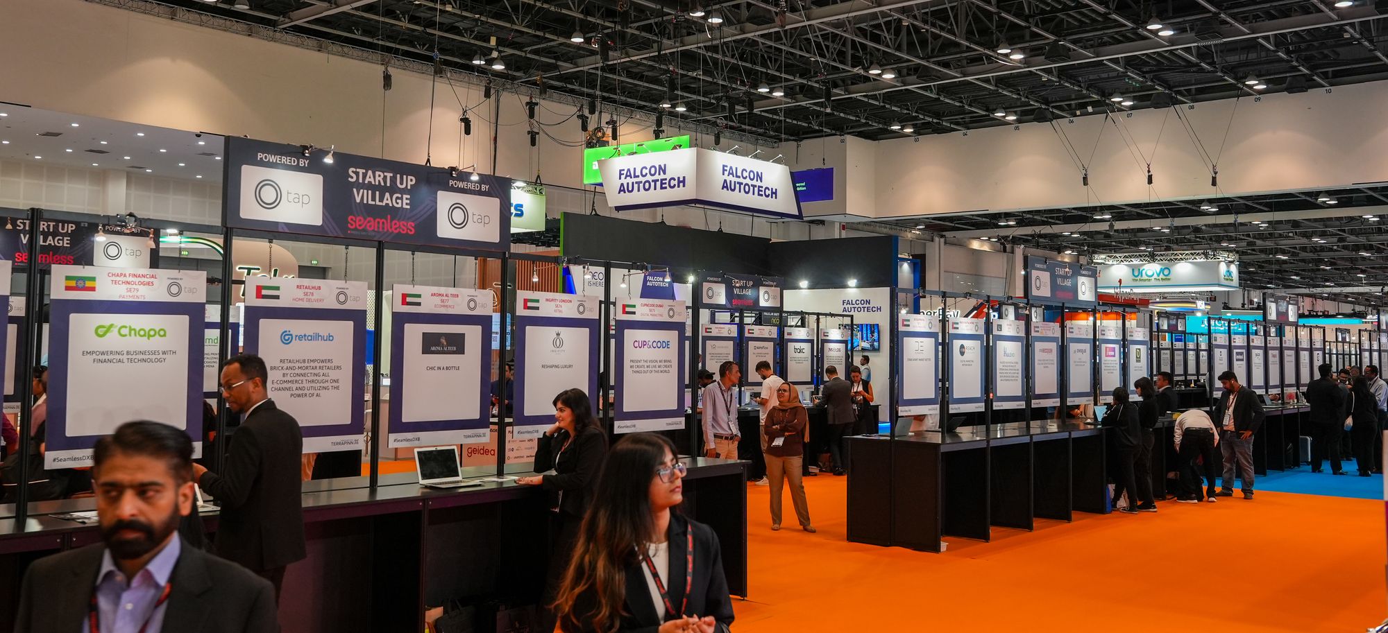 300+ innovative startups exhibited at the Startup Village, powered by Tap payments