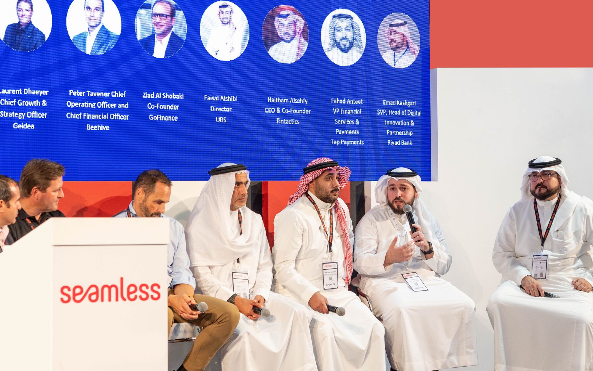 Fahad AlAnteet, our VP of Financial Services & Payments speaking at #SeamlessKSA