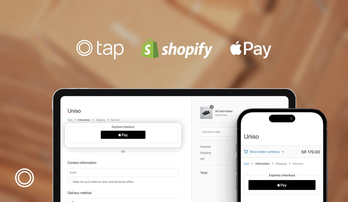 Tap Payments Brings Apple Pay Express Checkout to MENA Shopify Stores